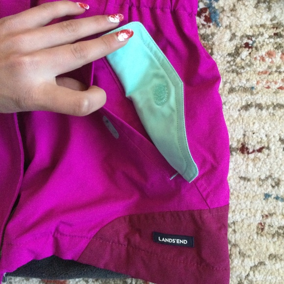 Lands' End Snow Jacket Girls 10-12 - Picture 8 of 11